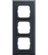 Рамка на 3 поста, ABB серия Династия антрацит 1723-831-500