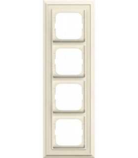 Рамка на 4 поста, ABB серия Династия, Слоновая кость 1724-832-500