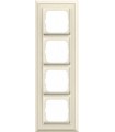 Рамка на 4 поста, ABB серия Династия, Слоновая кость 1724-832-500