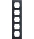 Рамка на 5 постов, ABB серия Династия, антрацит 1725-831-500