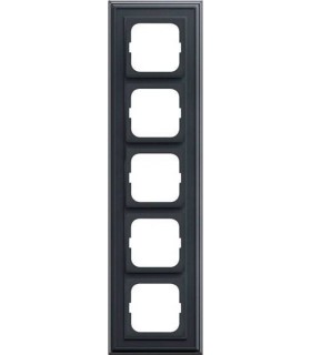 Рамка на 5 постов, ABB серия Династия, антрацит 1725-831-500