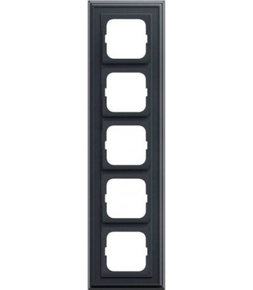 Рамка на 5 постов, ABB серия Династия, антрацит 1725-831-500