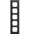 Рамка на 5 постов, ABB серия Династия, антрацит 1725-831-500