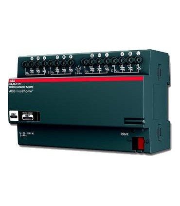 Активатор отопления, 12-канальный, 24/220В, ABB free@home HA-M-0.12.1