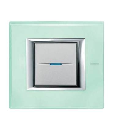 Выключатель Bticino Axolute Матовое стекло-VKA HA4802VKA