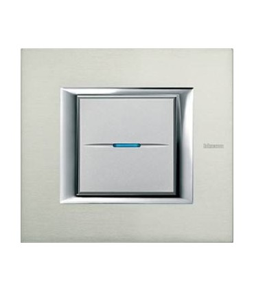 Выключатель Bticino Axolute алюминий-XC HA4802XC