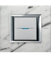 Выключатель Bticino Axolute Мрамор Каррара-RMC HA4802RMC