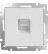 Телефонная розетка RJ-11 Werkel, белый WL01-RJ-11