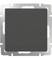 Выключатель одноклавишный проходной Werkel, серо-коричневый WL07-SW-1G-2W