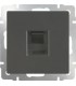 Телефонная розетка RJ-11 Werkel, серо-коричневый WL07-RJ-11