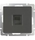 Телефонная розетка RJ-45 Werkel, серо-коричневый WL07-RJ-45