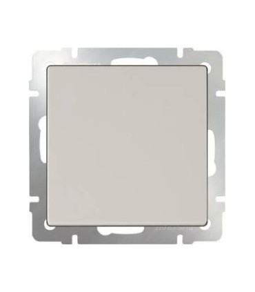 Выключатель одноклавишный проходной Werkel, слоновая кость WL03-SW-1G-2W