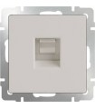 Телефонная розетка RJ-11 Werkel, слоновая кость WL03-RJ-11