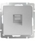 Розетка Ethernet RJ-45 Werkel, серебряный WL06-RJ-45