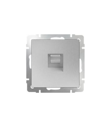 Розетка Ethernet RJ-45 Werkel, серебряный WL06-RJ-45