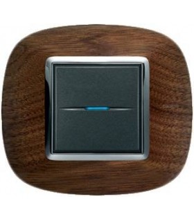 Выключатель Bticino Axolute Орех-LNC HB4802LNC