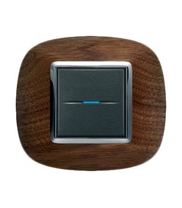 Выключатель Bticino Axolute Орех-LNC HB4802LNC
