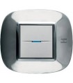 Выключатель Bticino Axolute Ледяная сталь Alessi-AXL HB4802AXL