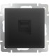 Розетка Ethernet RJ-45 Werkel, черный матовый WL08-RJ-45
