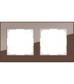 Рамка на 2 поста Werkel Favorit, мокко стекло WL01-Frame-02M