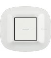 Выключатель Bticino Axolute Corian Glacier White-CGW HB4802CGW