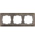 Рамка на 3 поста Werkel Antik, бронза WL07-Frame-03B