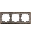 Рамка на 3 поста Werkel Antik, бронза WL07-Frame-03B