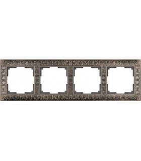 Рамка на 4 поста Werkel Antik, бронза WL07-Frame-04B