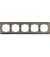 Рамка на 5 постов Werkel Antik, бронза WL07-Frame-05B