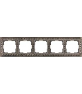 Рамка на 5 постов Werkel Antik, бронза WL07-Frame-05B
