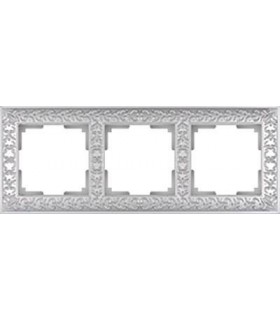 Рамка на 3 поста Werkel Antik, жемчужный WL07-Frame-03