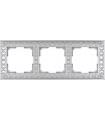 Рамка на 3 поста Werkel Antik, жемчужный WL07-Frame-03