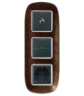Розетка и Выключатель Bticino Axolute HC4141