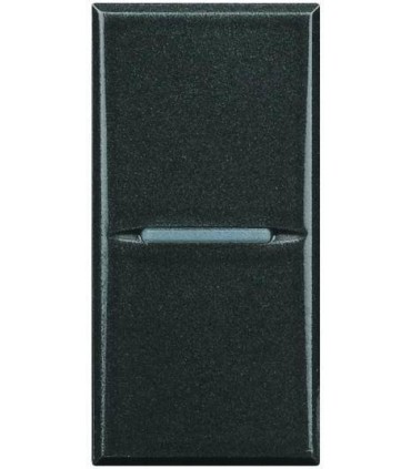 Переключатель промежуточный BTicino Axolute Axial (1 модуль) 16A, антрацит HS4004