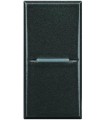 Переключатель промежуточный BTicino Axolute Axial (1 модуль) 16A, антрацит HS4004