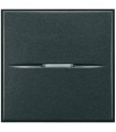 Переключатель промежуточный BTicino Axolute Axial (2 модуля) 16А, антрацит HS4004/2