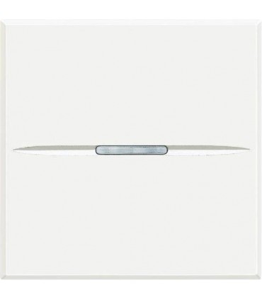 Выключатель BTicino Axolute Axial (2 модуля) 16А, белый HD4001M2