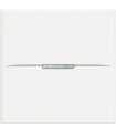 Переключатель BTicino Axolute Axial (2 модуля) 16A, белый HD4003M2