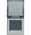Розетка компьютерная RJ 45 BTicino Axolute, с защитной шторкой, UTP кат 6, алюминий HC4279C6