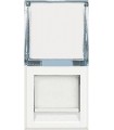 Розетка компьютерная RJ 45 BTicino Axolute, с защитной шторкой, UTP кат 6, белый HD4279C6