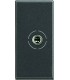 Аудио разъем Jack 3,5 мм BTicino Axolute, антрацит HS4280