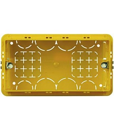 Коробка установочная BTicino (4 модуля) для твёрдых стен 504E