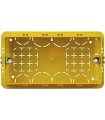 Коробка установочная BTicino (4 модуля) для твёрдых стен 504E