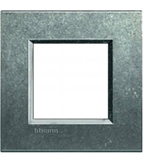 Рамка прямоугольная на 1 пост (2 модуля), BTicino LivingLight, исконный LNA4802NA