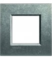 Рамка прямоугольная на 1 пост (2 модуля), BTicino LivingLight, исконный LNA4802NA