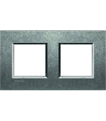 Рамка прямоугольная на 2 поста (2+2 модуля), BTicino LivingLight, исконный LNA4802M2NA