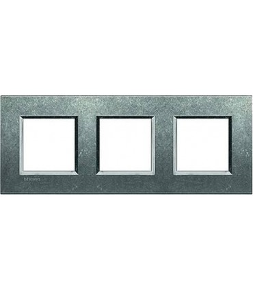 Рамка прямоугольная на 3 поста (2+2+2 модуля), BTicino LivingLight, исконный LNA4802M3NA
