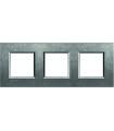 Рамка прямоугольная на 3 поста (2+2+2 модуля), BTicino LivingLight, исконный LNA4802M3NA