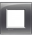 Рамка прямоугольная на 1 пост (2 модуля), BTicino LivingLight, лондонский туман LNA4802KF
