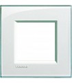 Рамка прямоугольная на 1 пост (2 модуля), BTicino LivingLight, морская вода LNA4802KA